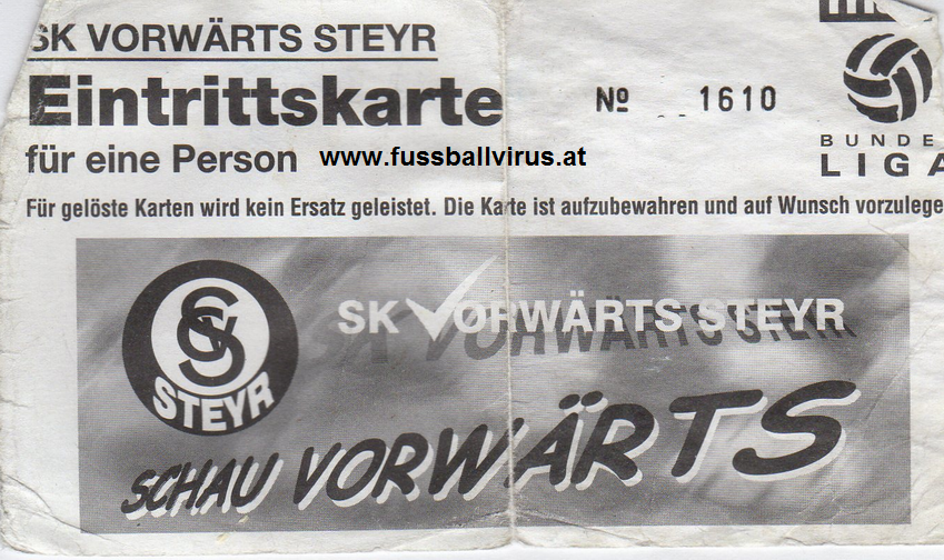 SK Vorwärts Steyr - FK Austria Wien 13.3.1999