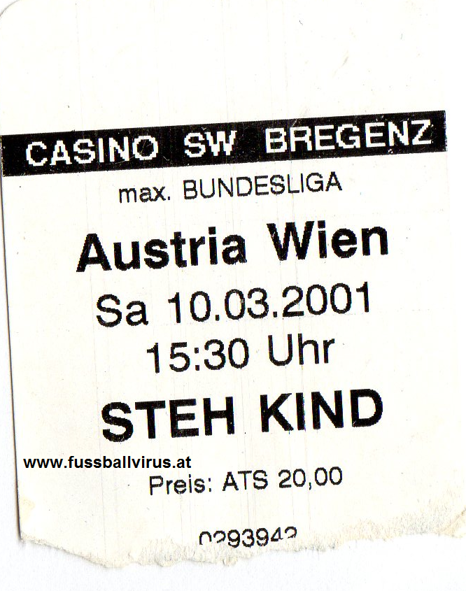 SW Bregenz - FK Austria Wien 10.03.