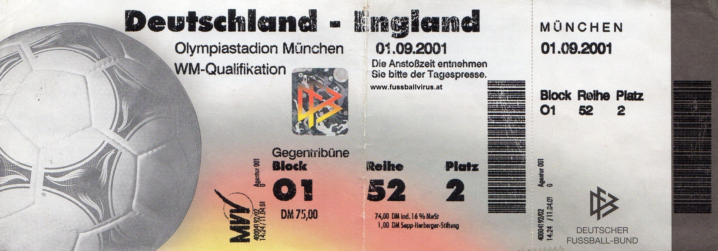 Deutschland - England 1.9.