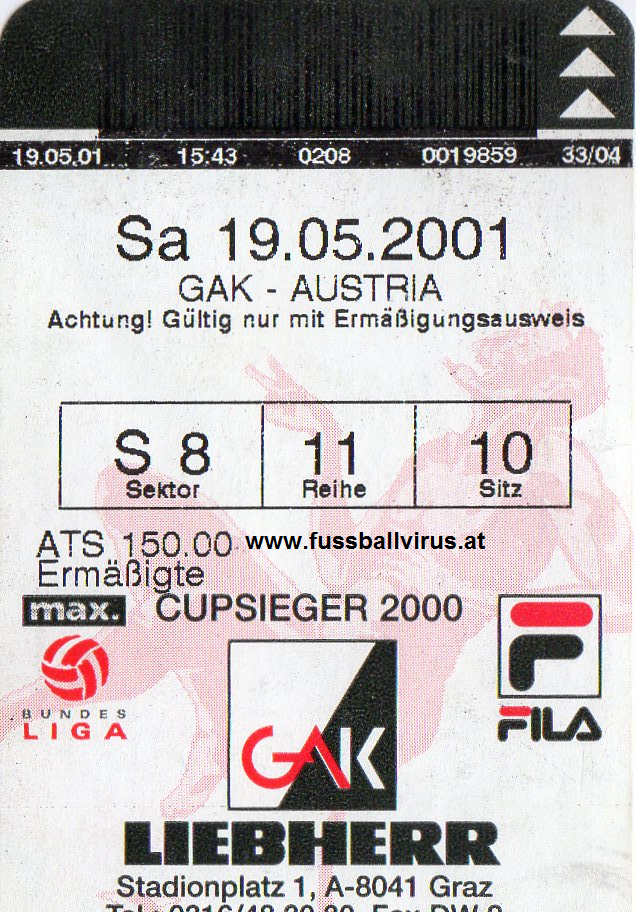 GAK - FK Austria Wien 19.5.