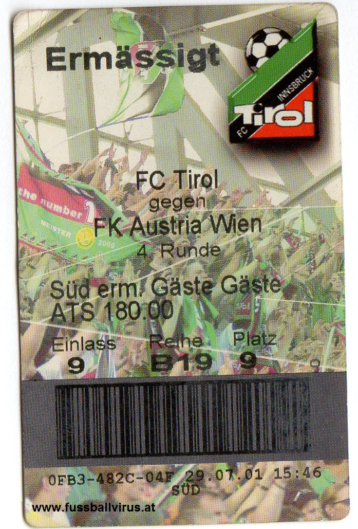 FC Tirol - FK Austria Wien 29.1.