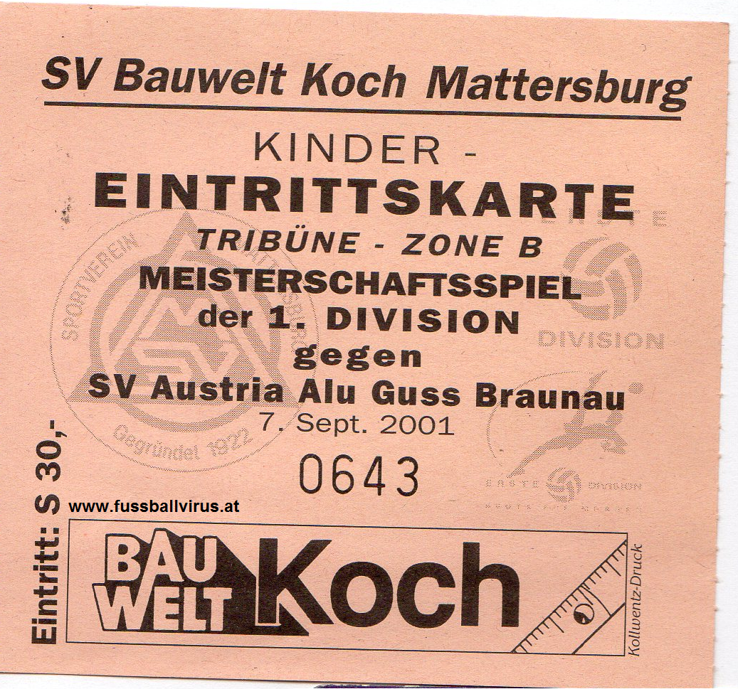 SV Mattersburg - SV Braunau 7.9.