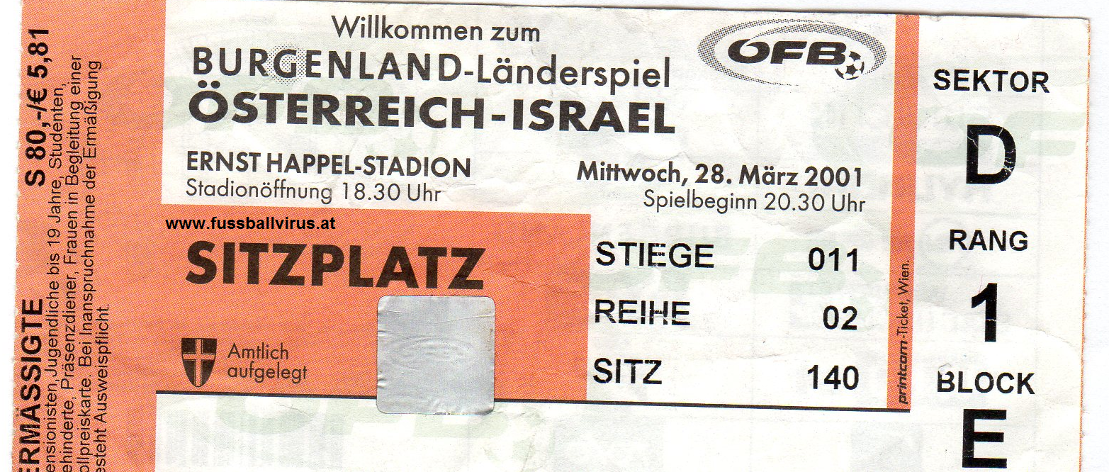 Österreich - Israel 28.3.