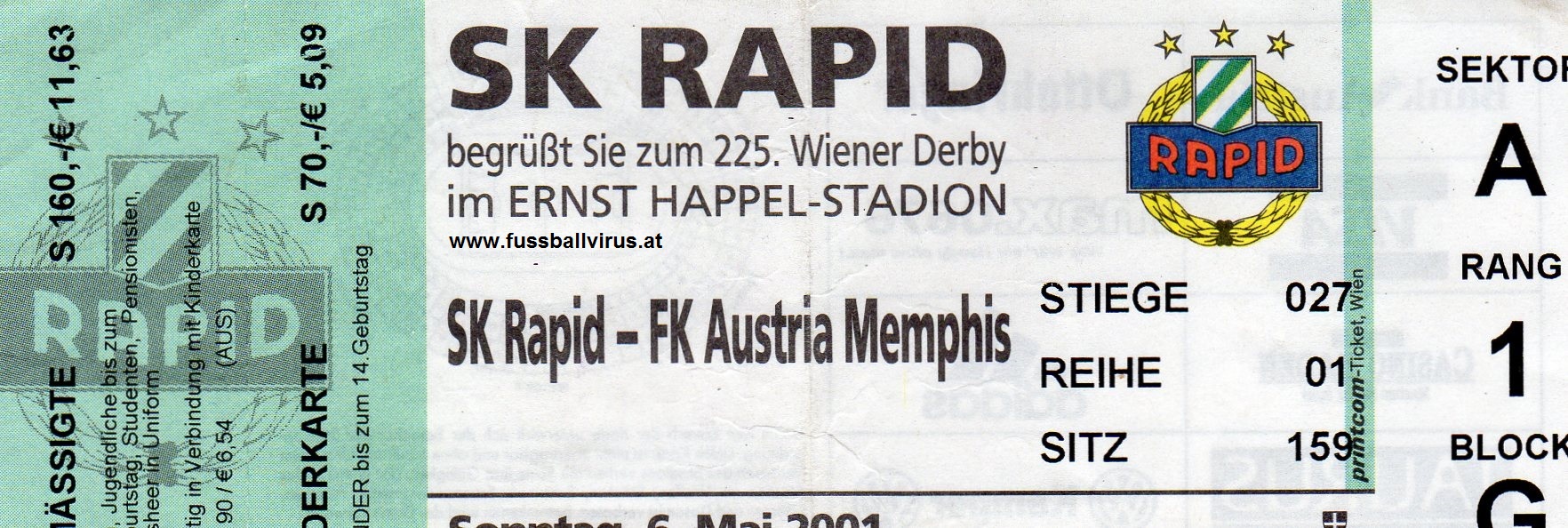 SK Rapid - FK Austria Wien  6.5.