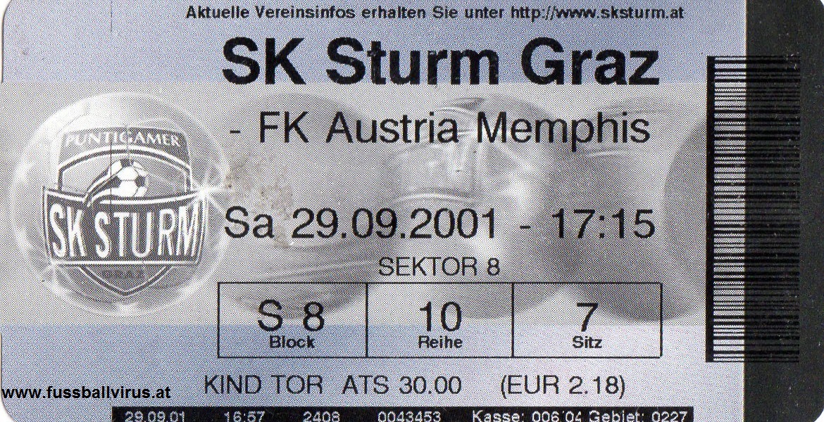 SK Sturm Graz - FK Austria Wien 29.9.