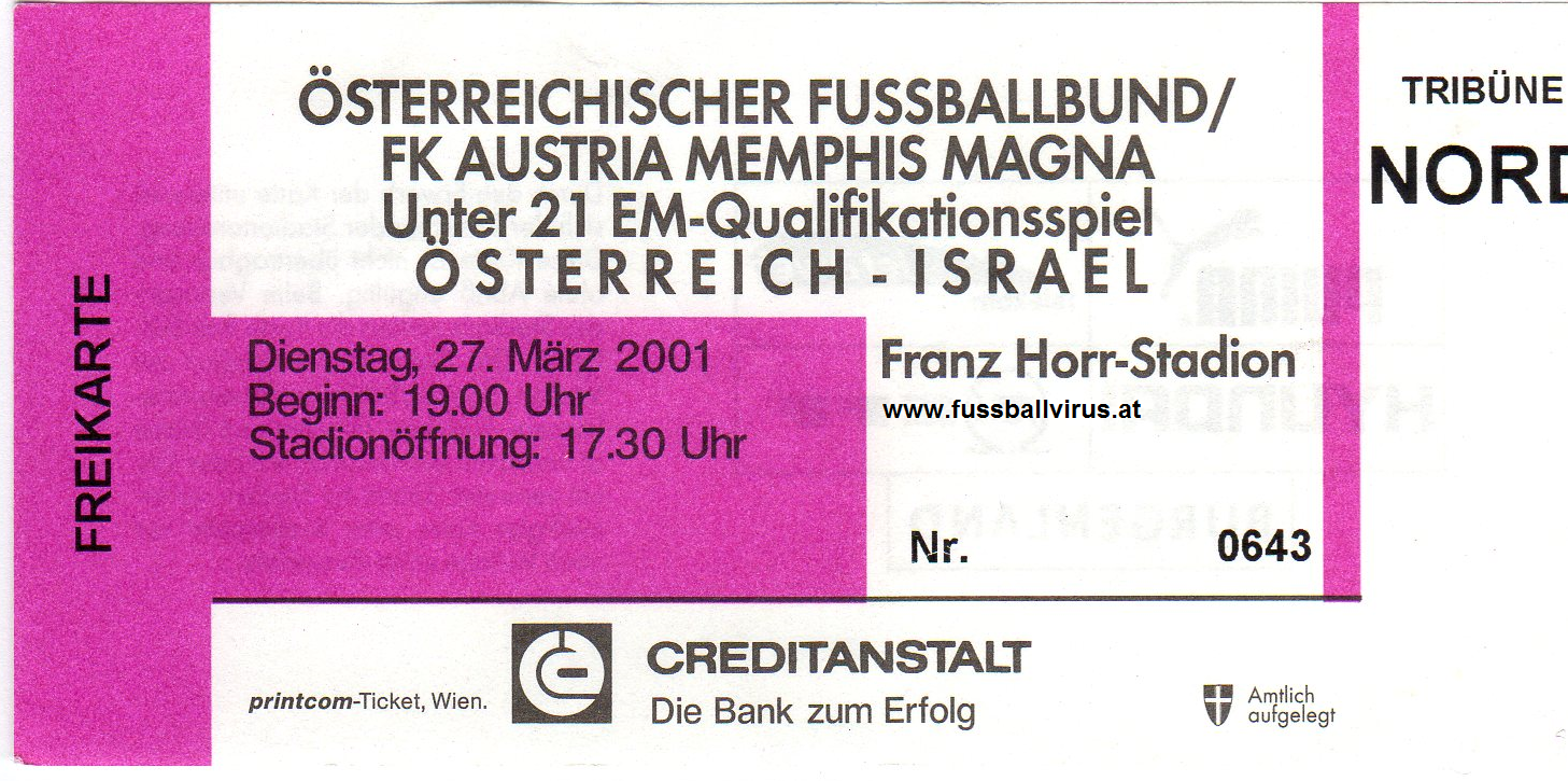 U21 Österreich - U21 Israel 27.3.