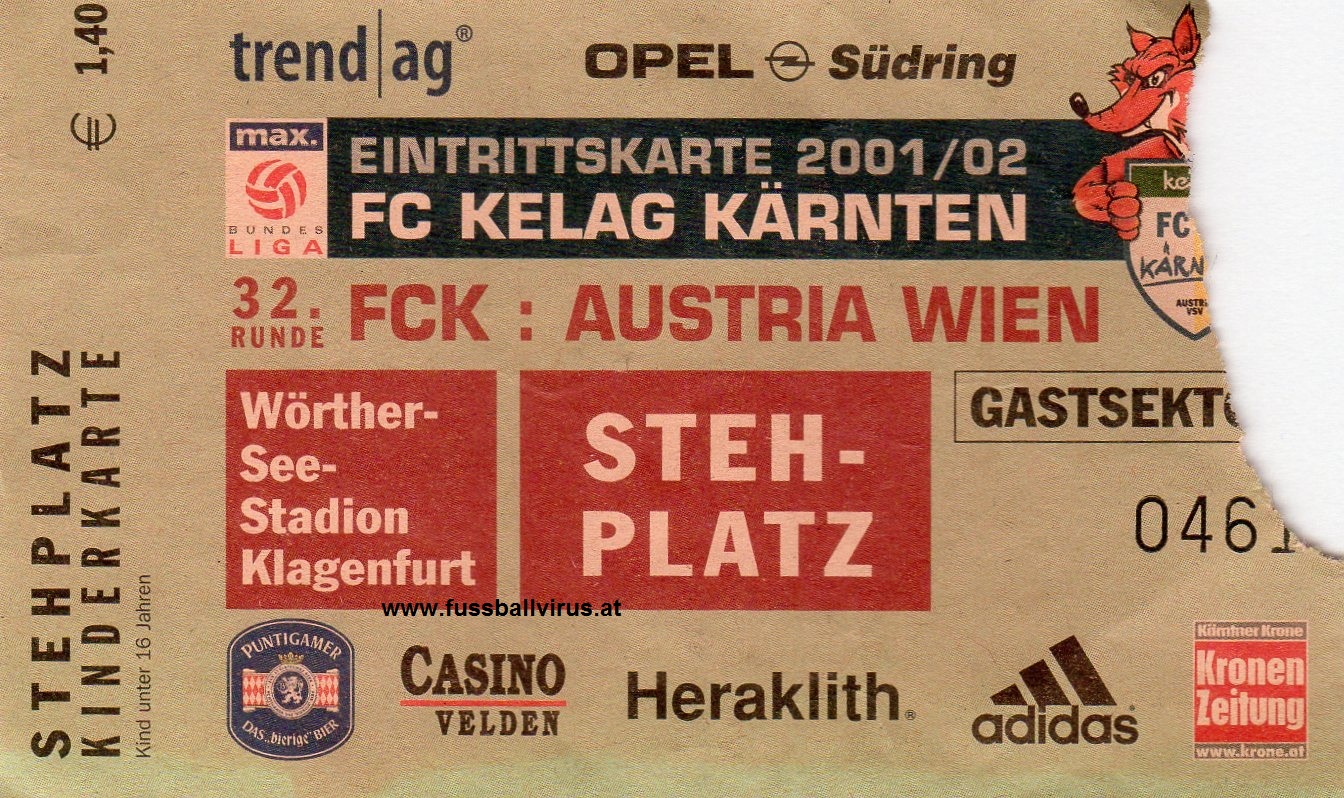 20.4. FC Kärnten - FK Austria Wien