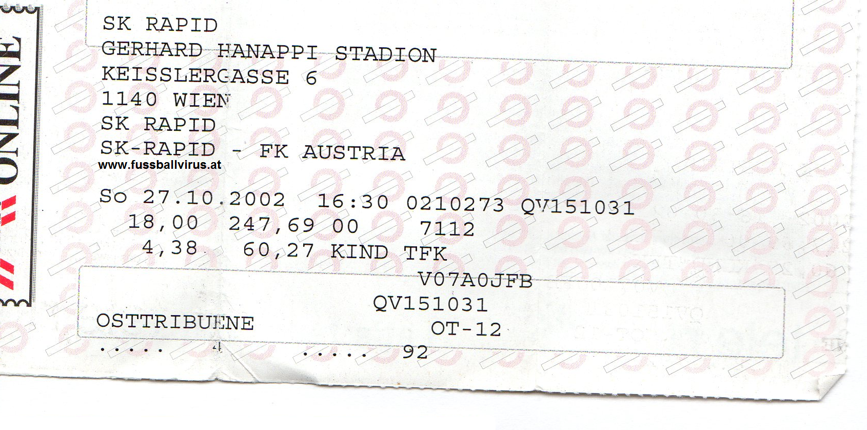 27.10. SC Rapid - FK Austria Wien
