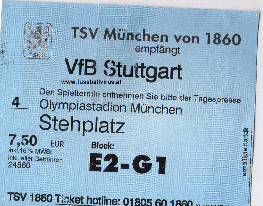 27.9. TSV 1860 München - VfB Stuttgart