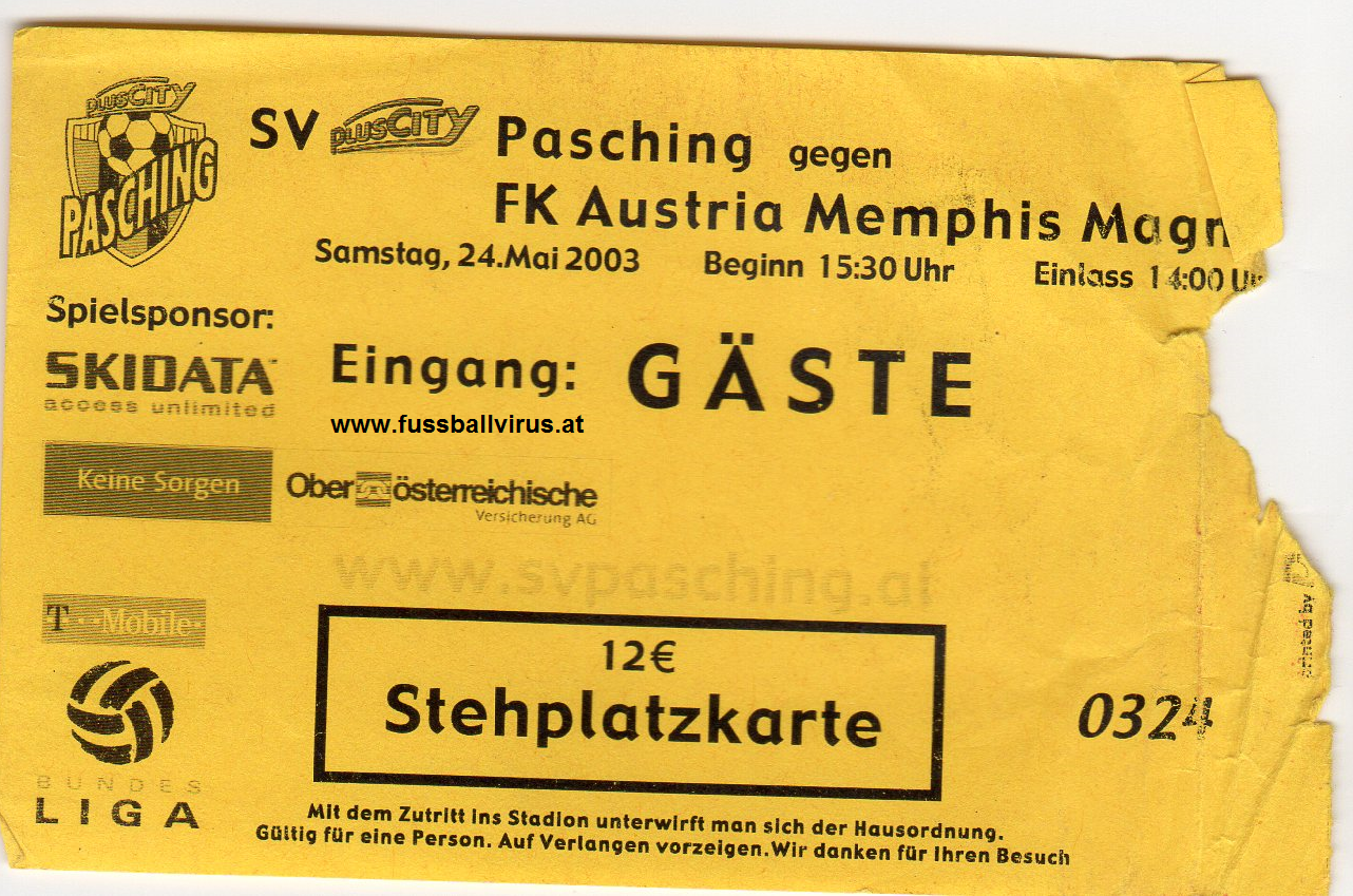 24.5. SV Pasching- FK Austria Wien