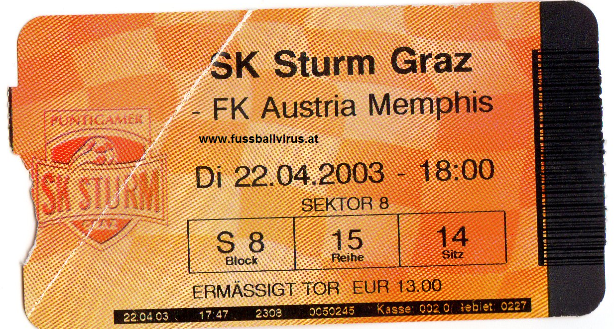 22.4. SK Sturm - FK Austria Wien