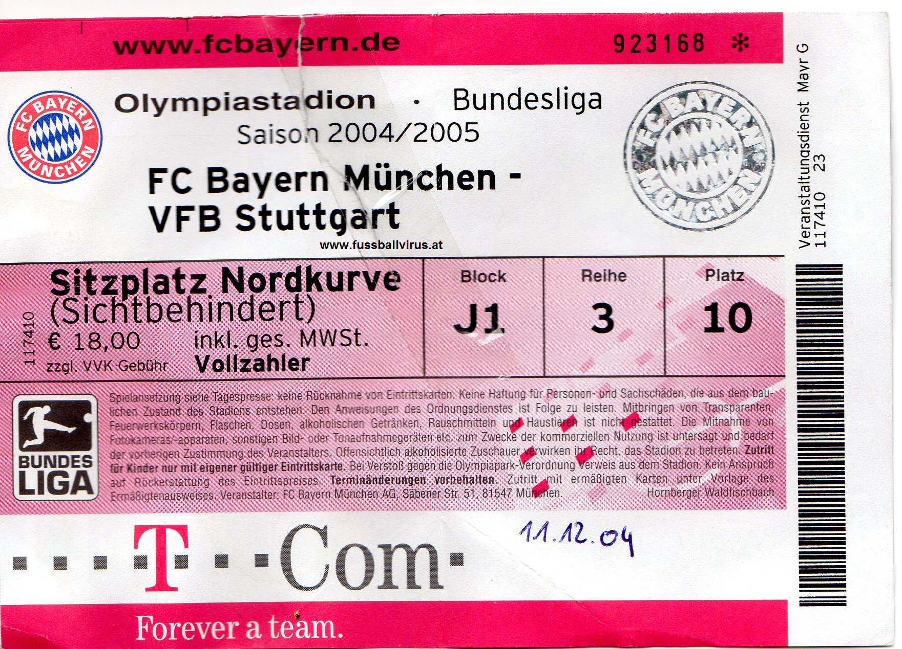 11.12. FC Bayern München - VfB Stuttgart