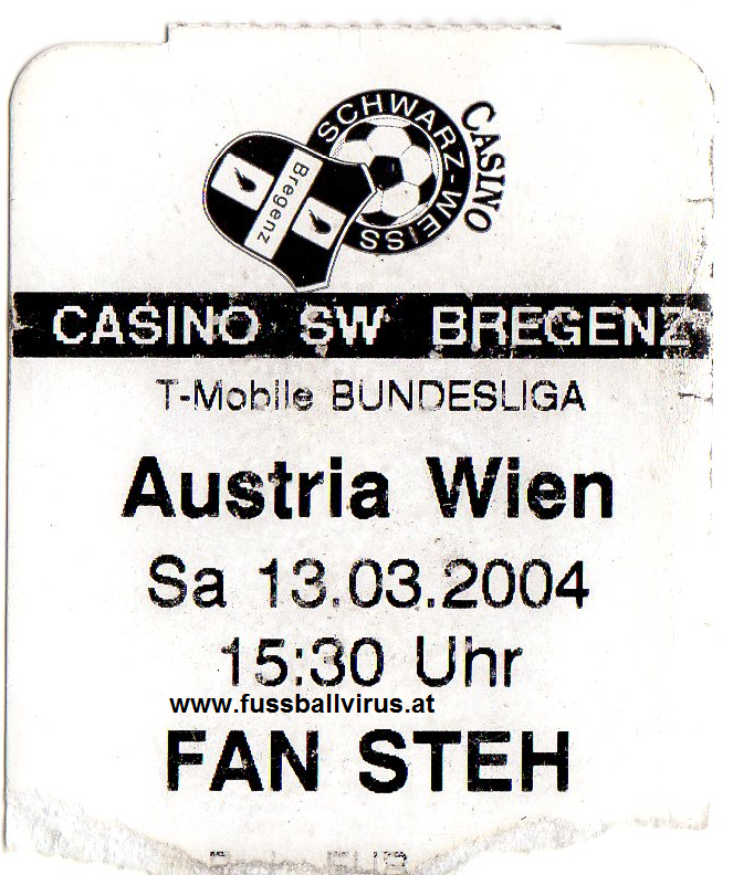 13.3. SW Bregenz - FK Austria Wien