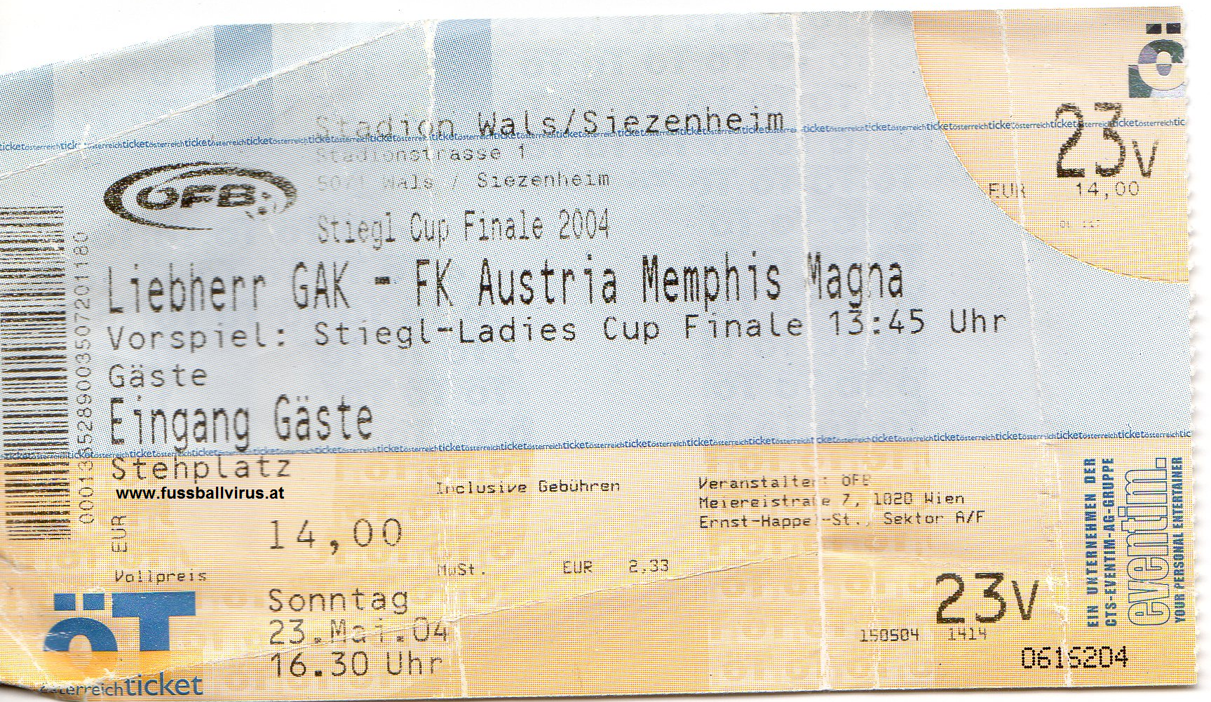23.5. GAK - FK Austria Wien