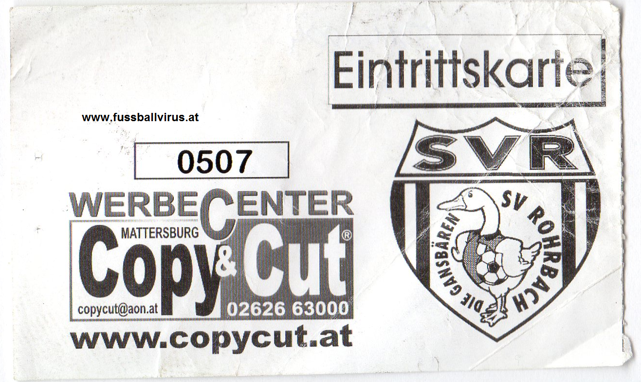5.11. SV Rohrbach - SC/ESV Parndorf