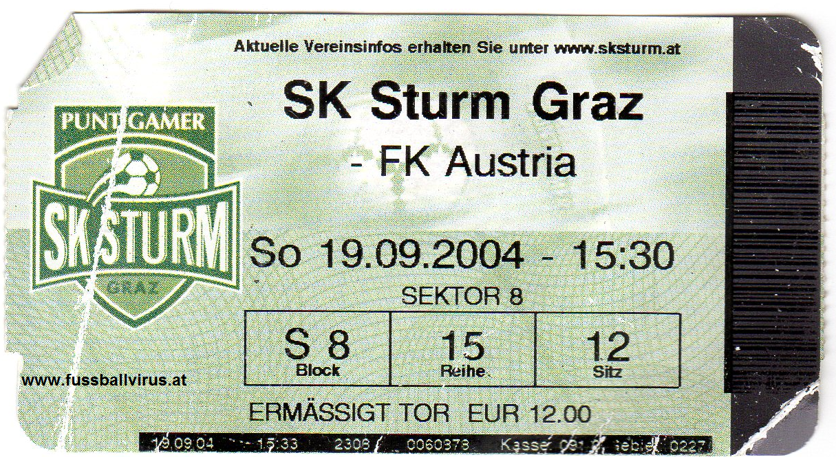 19.9. SK Strum - FK Austria Wien