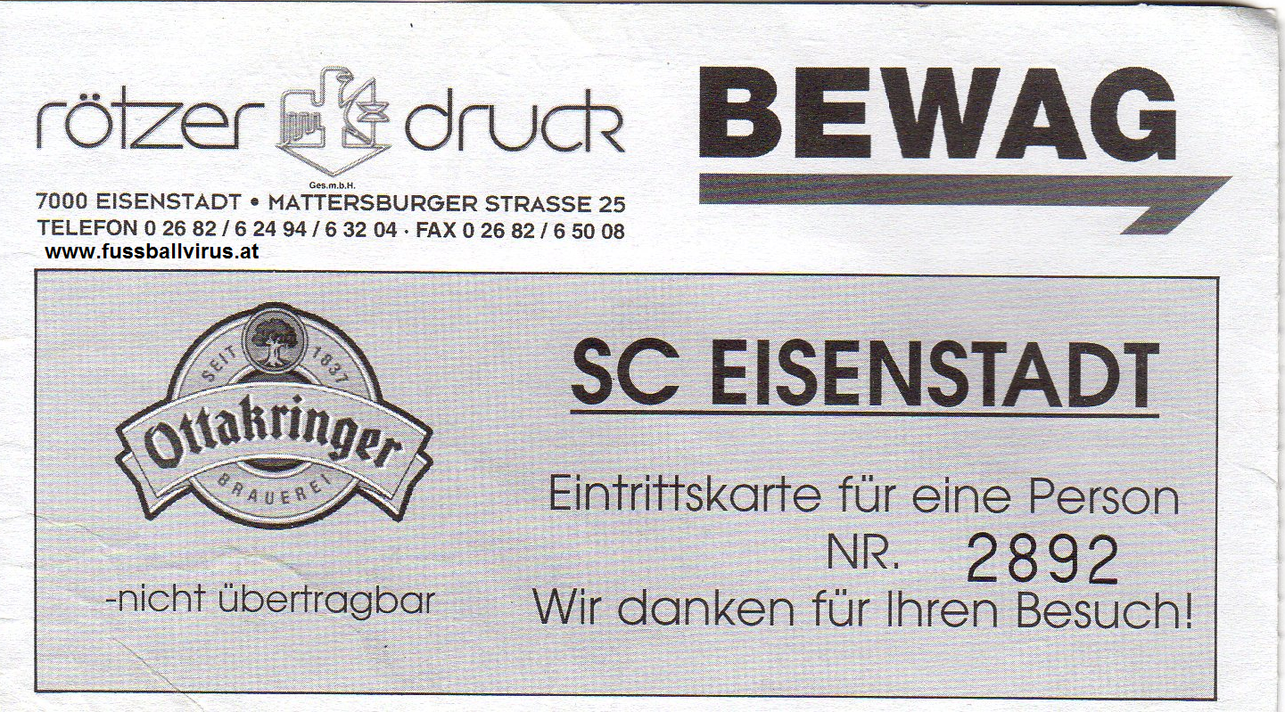 23.3. SC Eisenstadt - SC Neusiedl/See
