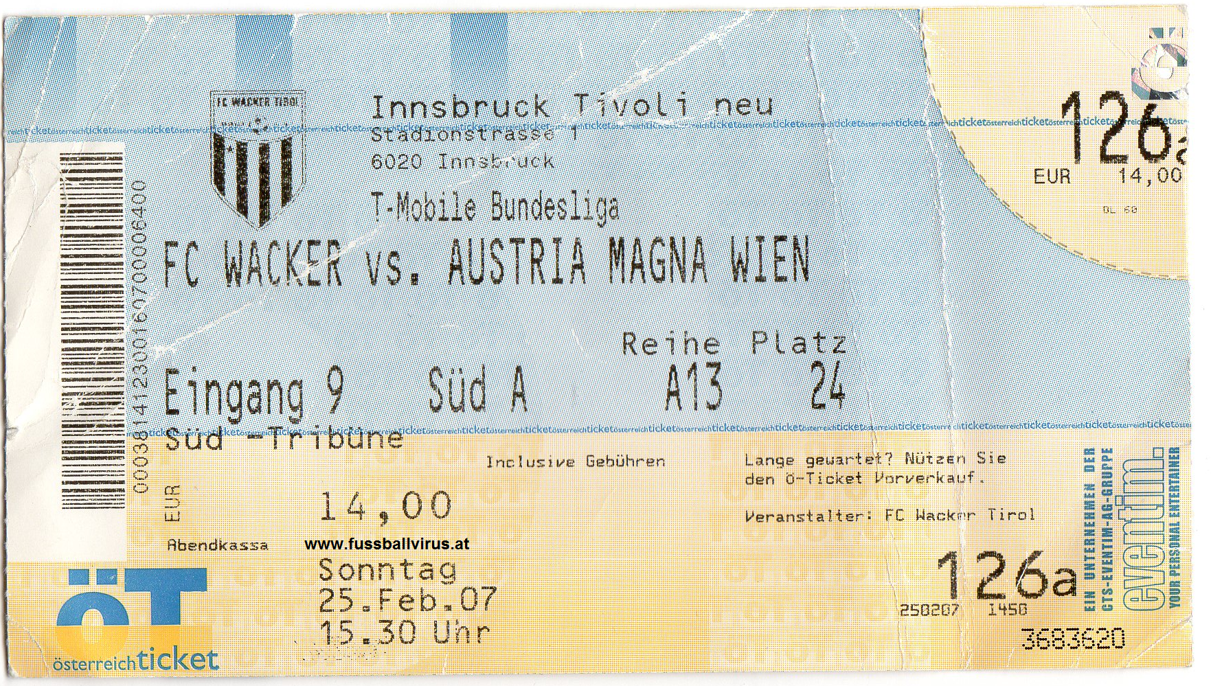 25.2. Wacker Innsbruck - FK Austria Wien