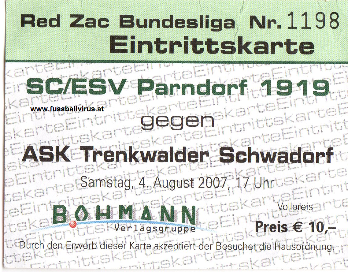 4.8. SC/ESV Parndorf - ASK Schwadorf