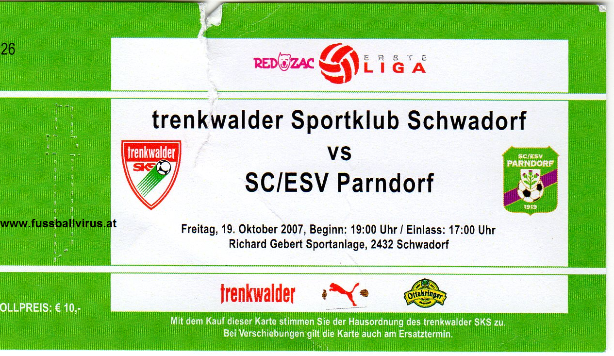 19.10. ASK Schwadorf - SC/ESV Parndorf
