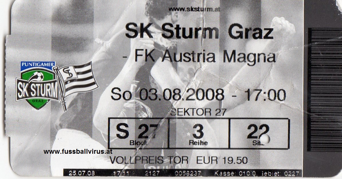 3.8. SK Sturm - FK Austria Wien
