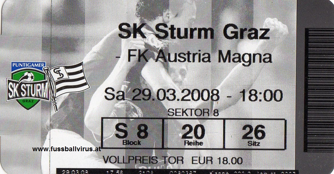 29.3. SK Sturm - FK Austria Wien