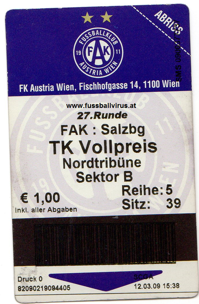 20.3. FK Austria Wien - RB Salzburg