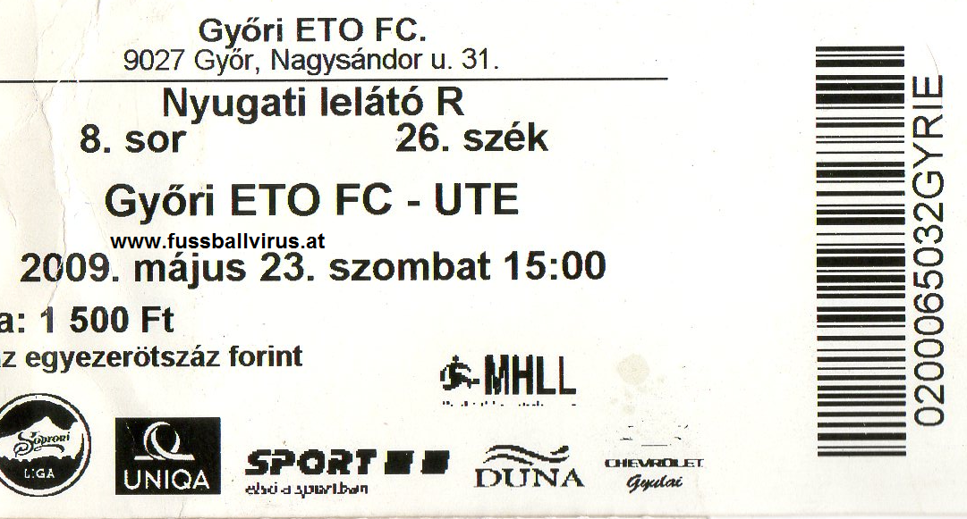 23.3. FC Eto Györ - Ujpest Budapest