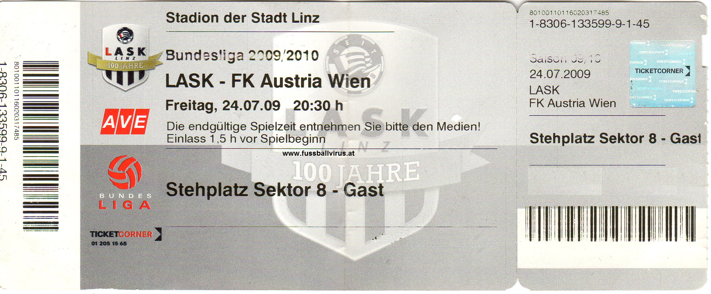 24.7. LASK - FK Austria Wien