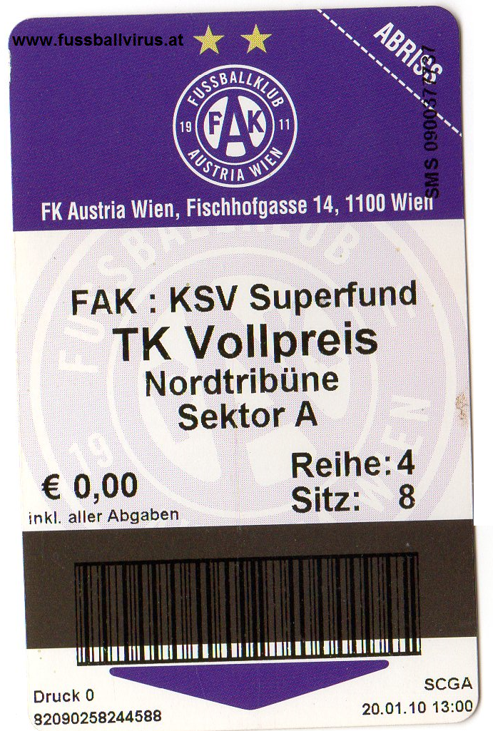 FK Austria Wien - SV Kapfenberg 13.2.