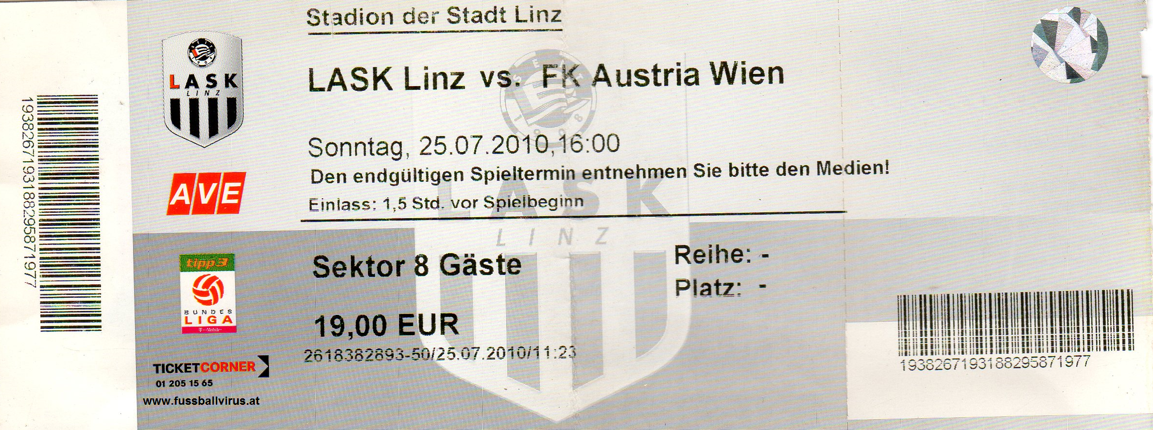 LASK - FK Austria Wien 25.7.