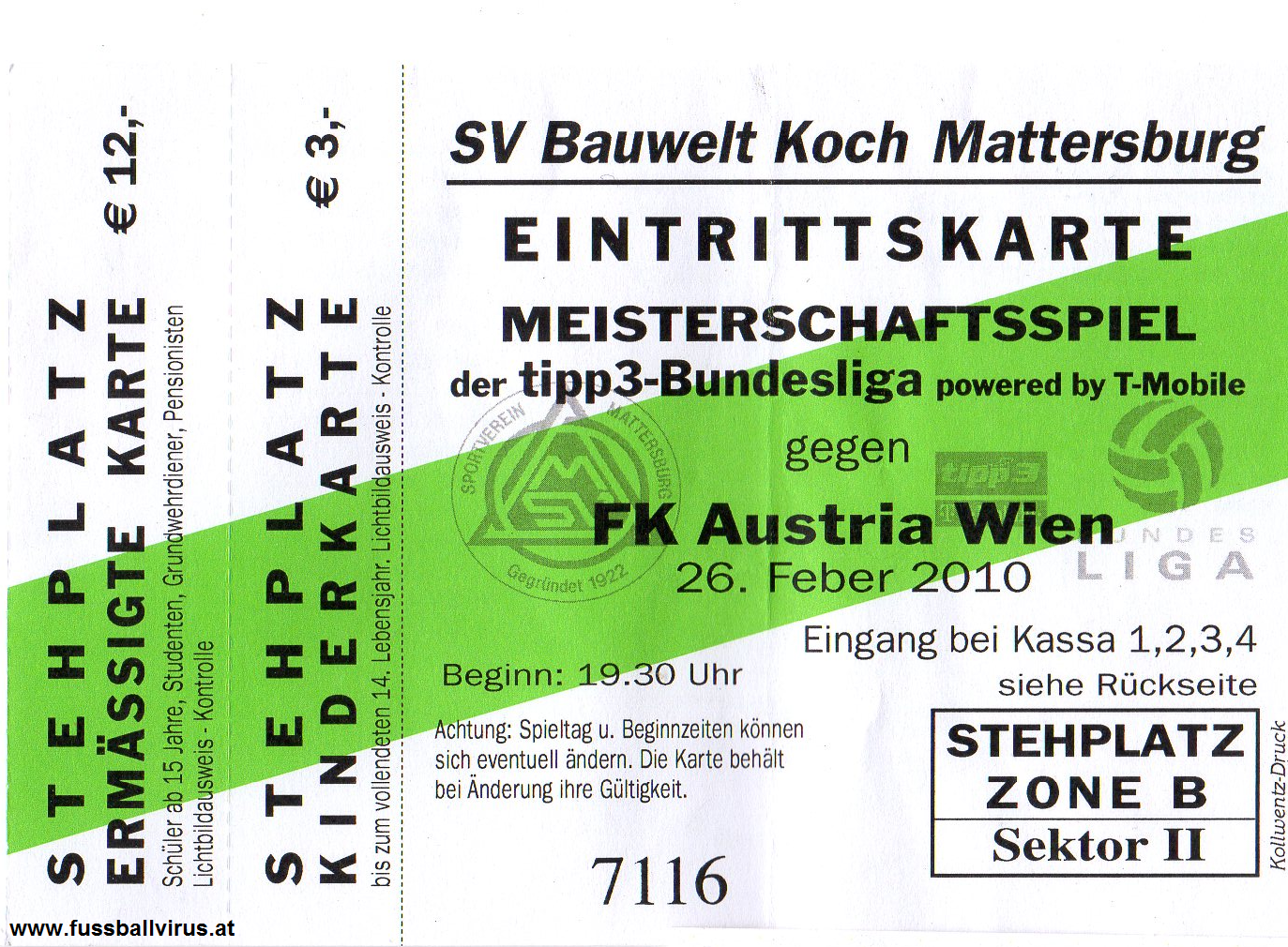 SV Mattersburg - FK Austria Wien 26.2.