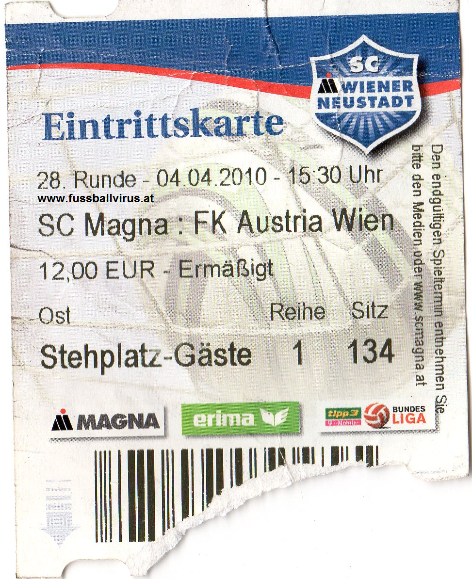 SC Wr. Neustadt - FK Austria Wien 4.4.