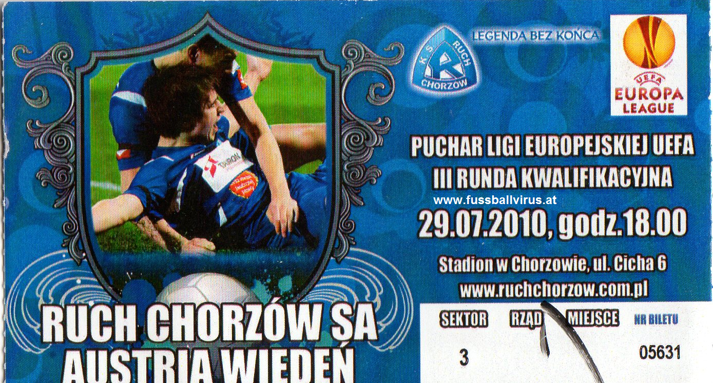 Ruch Chorzow - FK Austria Wien 29.7.
